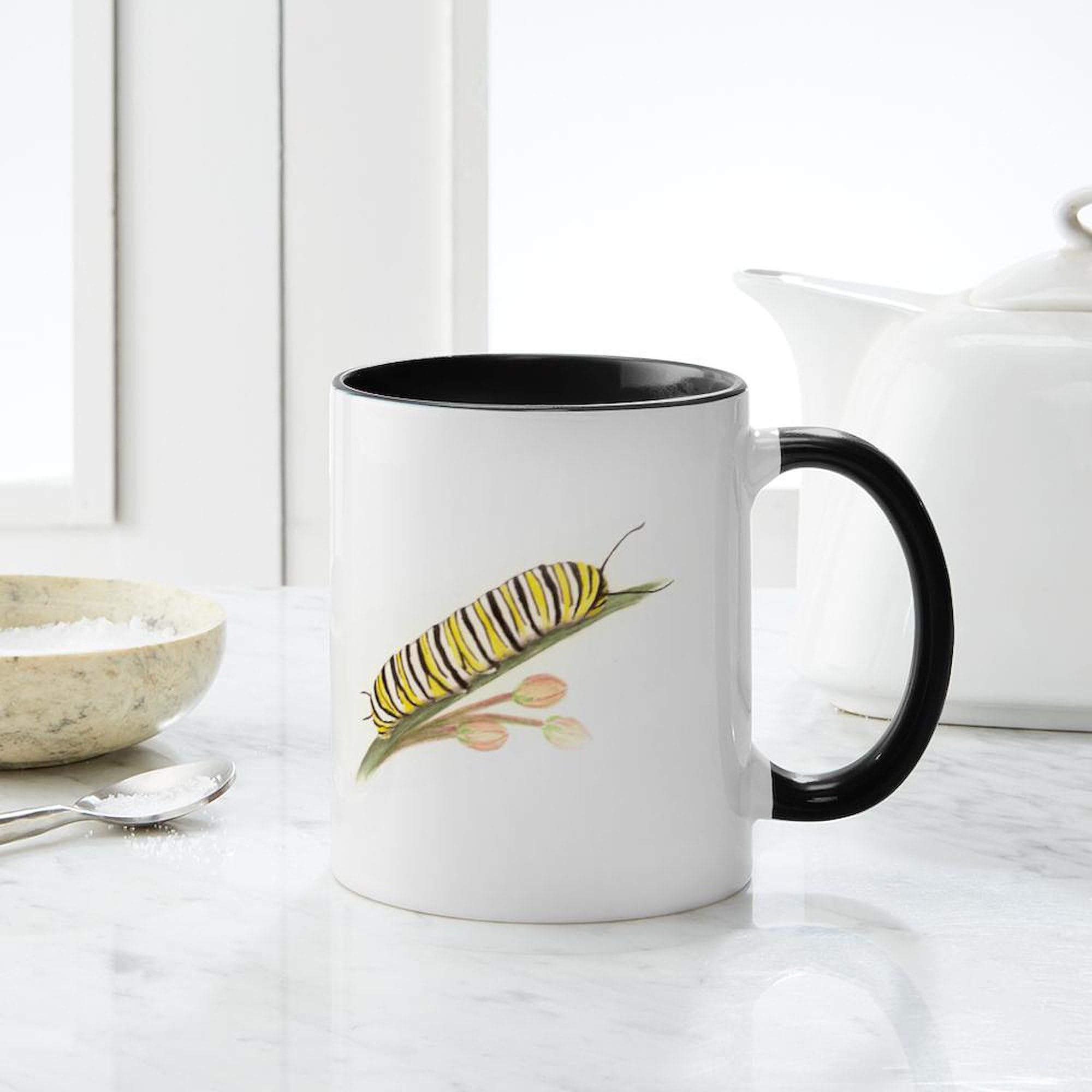 Monarch Butterfly Coffee Mug - 11 Oz Ceramic, Dishwasher & Microwave Safe, USA Printed - View #13