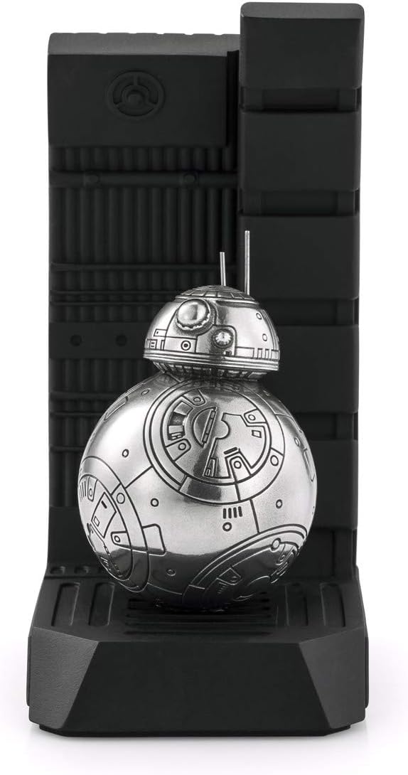 Royal Selangor Hand Finished Star Wars Collection Pewter BB-8 Bookend, Silver
