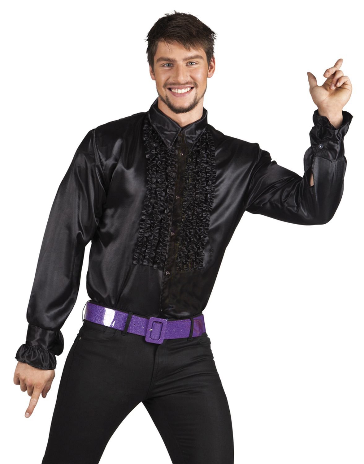 Boland 02102 Hemd, Schwarz