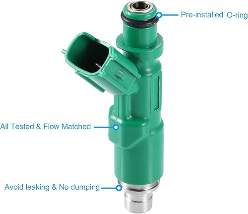 Miniatura 3 de X AUTOHAUX 4pcs 23209-21020 inyector de combustible para Toyota Echo 2000-2005 para Toyota Prius 1.5L 2003-2009 para Scion xA xB 2004-2006