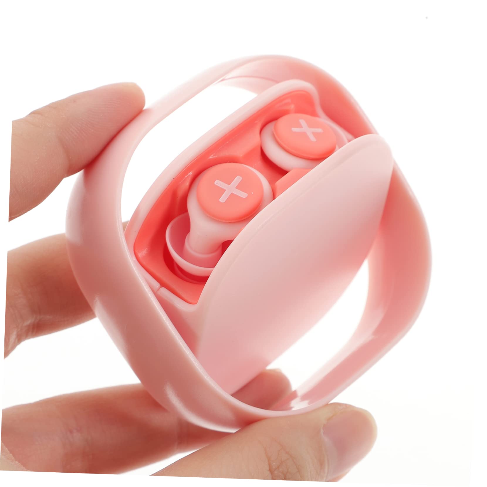 Healeved 6juegos Tapones De Silicona Invisibles Para Reducción De Ruido Para Dormir y Estudiar Efecto Aislante y Ergonómico Estuche De Almacenamiento