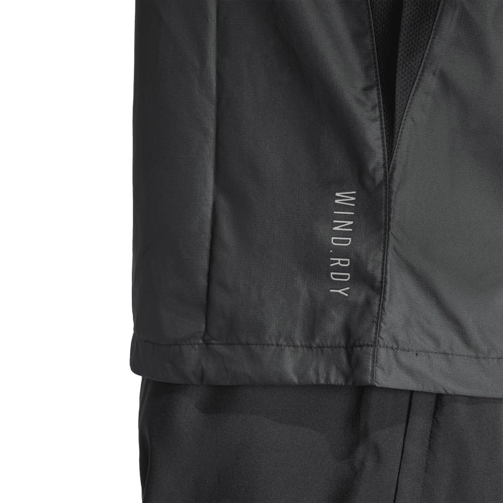 adidas Mężczyźni Own the Run Jacket, Black/White pocket, L