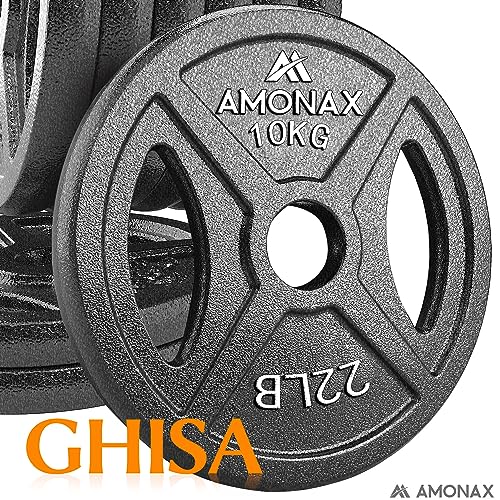 Amonax Set di dischi pesi, dischi palestra da