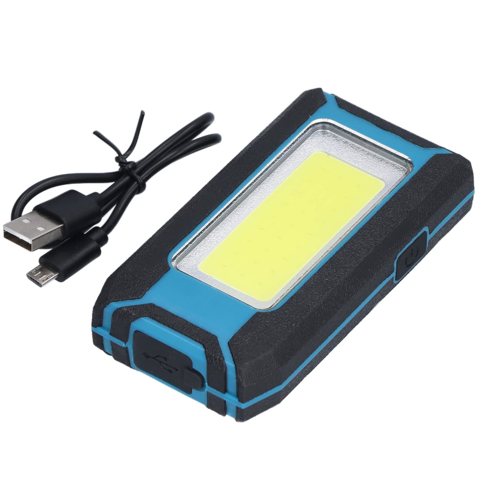 COB Luz De Trabajo USB Recargable Multimodo Súper Brillante con Base Magnética Luz LED Mecánica Portátil