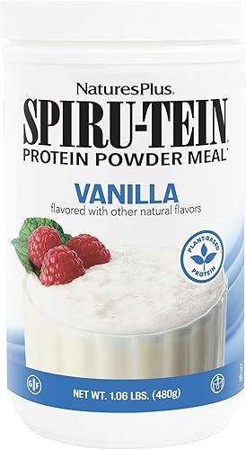 Miniatura 6 de NaturesPlus SPIRU-TEIN, Vainilla, 4 libras, batido de proteínas a base de plantas, sin OMG, vegetariano, sin gluten, 60 porciones