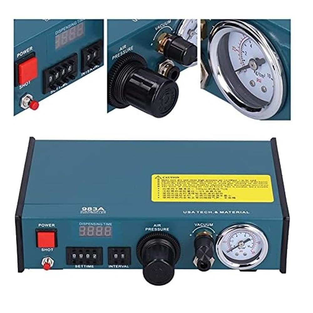 Liquid Adhesive Dispenser Digital Display, Automatic Dispenser, Repeatability ±0.4%, Suitable for Electronic Components