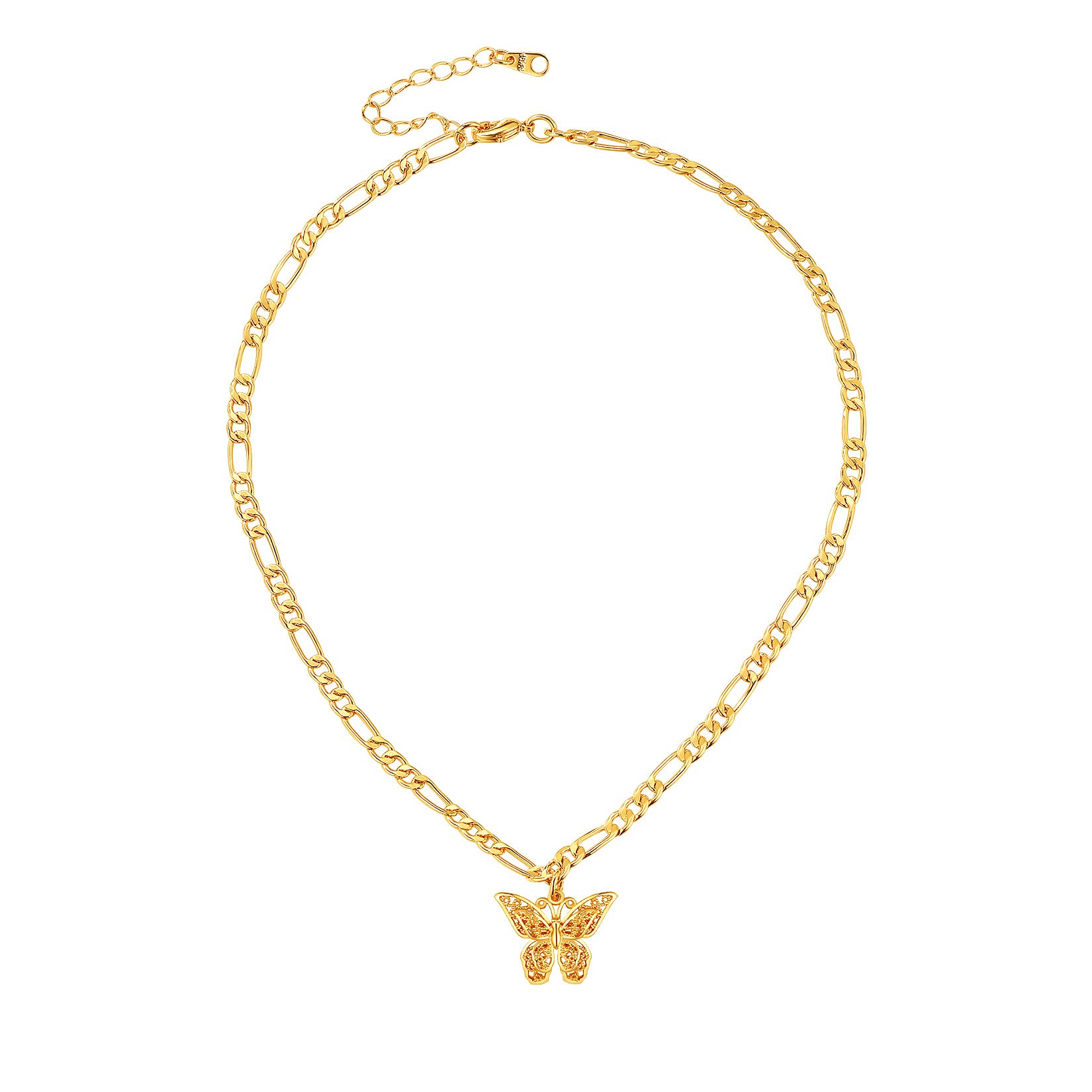 ChainsPro Women Aesthetic Choker, Layered Necklace, Gold Plated/Silver Color (Send Gift Box)