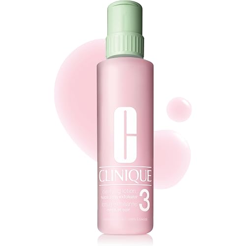 Clinique 3-Step Clarifying Lotion Face Exfoliator 3 | Toner With Witch Hazel + Salicylic Acid | For Combination Oily Skin Types