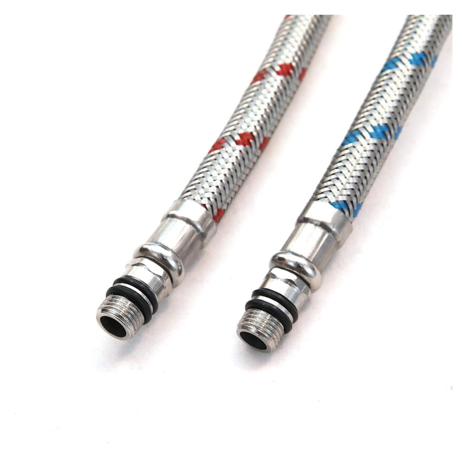 Tuyau d'alimentation en acier inoxydable à connecteur long