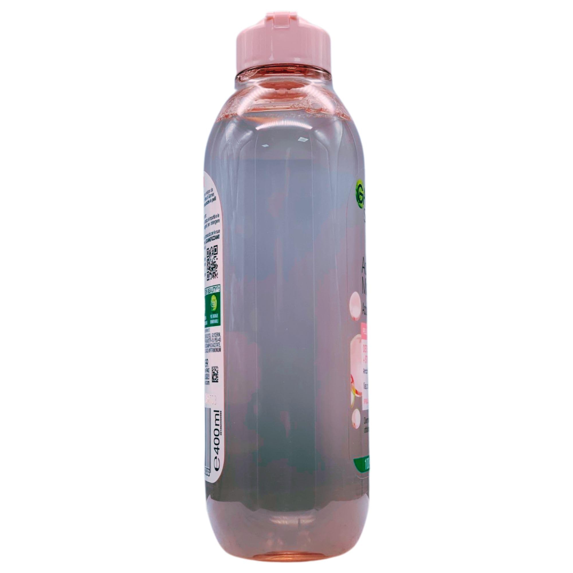 Acqua Micellare, Acqua di Rose, Tutto in 1: Deterge, Illumina e Strucca. Per Pelli Spente e Sensibili, Ipoallergenica - Zero Residui 400ml (6 Unità)