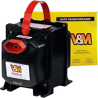 Transformador 110v para 220v 7000VA Bivolt V&M Transformador 220 para 110 - Produto 2 mais recomendado com 4.5 estrelas