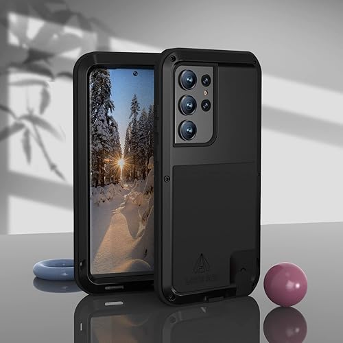Miniatura 6 de LOVE MEI Funda militar resistente para Samsung Galaxy S23 Ultra 5G, sin protector de pantalla de vidrio templado, a prueba de golpes, a prueba de