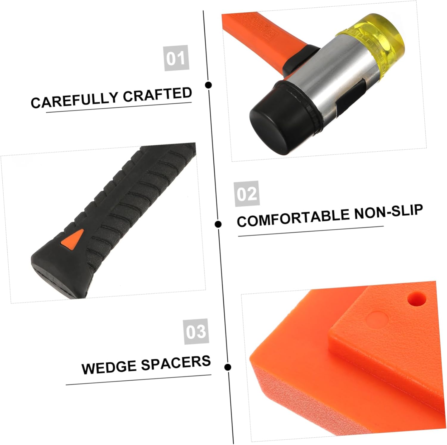 Home Flooring Tool Complete Installation Kit Spacer Pull Bar Hammer Tapping Block for Laminate Hardwood