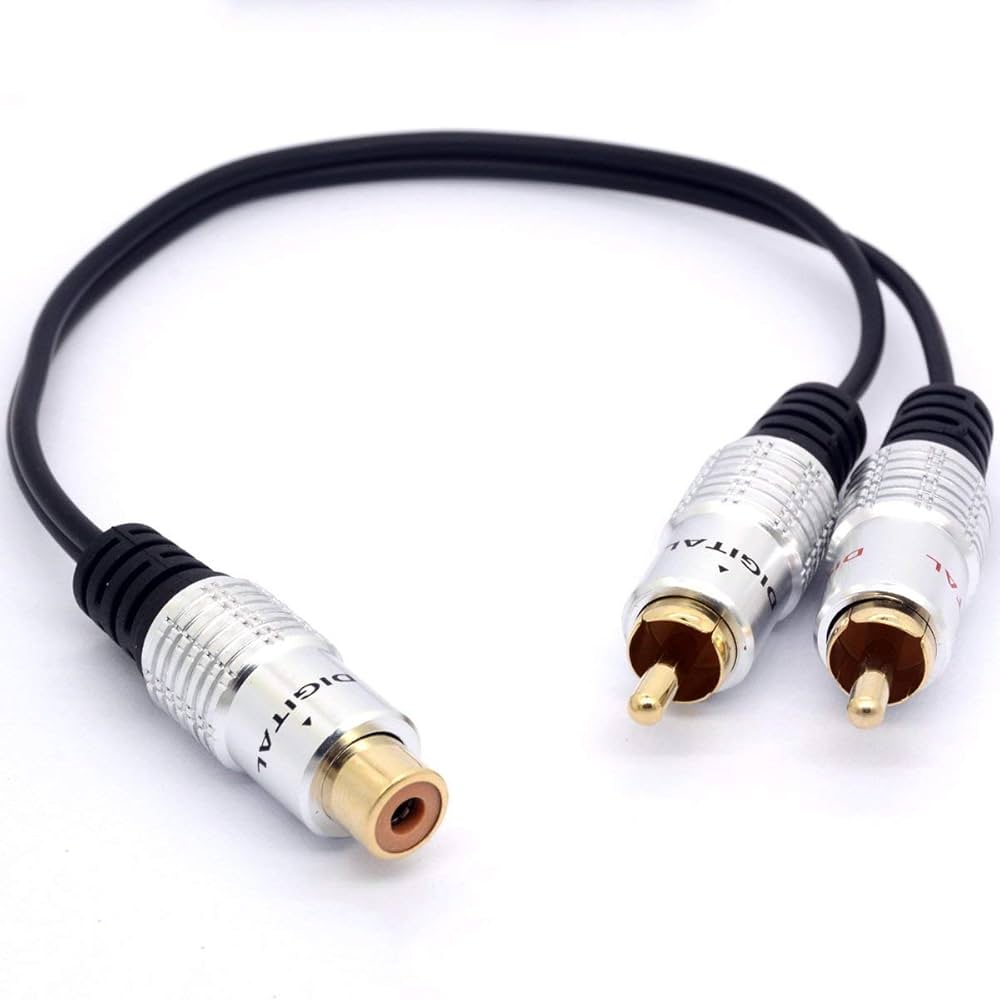 Rexat オーディオケーブル AT-RX25 2m RCAコネクタ① Rexat オーディオケーブル AT-RX25 2m RCAコネクタ①