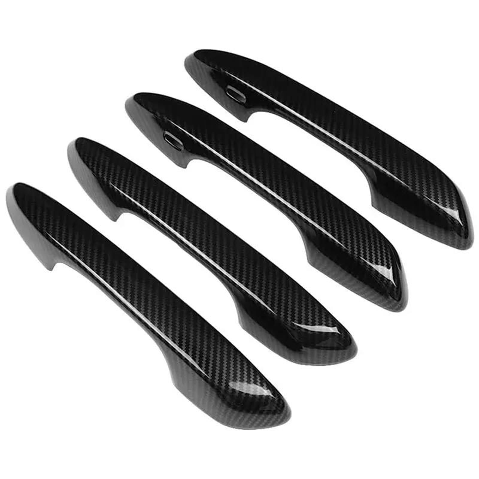 Jtwmty Carbon Fiber For Lexus Es Es300h Es350 Es200 Es260 Es300 2018-2022 Chrome Car Door Handle Cover Sticker Accessories(Carbon Fiber)