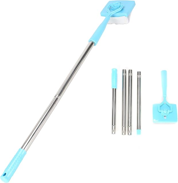 Youyijia Baseboard Cleaning Tool 135cm Dust Removal Baseboard Cleaner Sliding and Dustproof Corner Extendable Microfiber Cleaning Mop for Clean Household Sweeping Tools