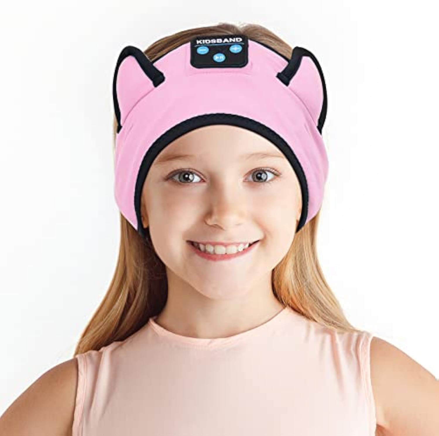Kids Headphones, Cozy Bluetooth Headphones for Kids with Wired Playback 3.5 MM Jack for School,Foldable Cat Ear Headset for Girls Boys Children,Kindle Tablet Cellphones Airplane Travel