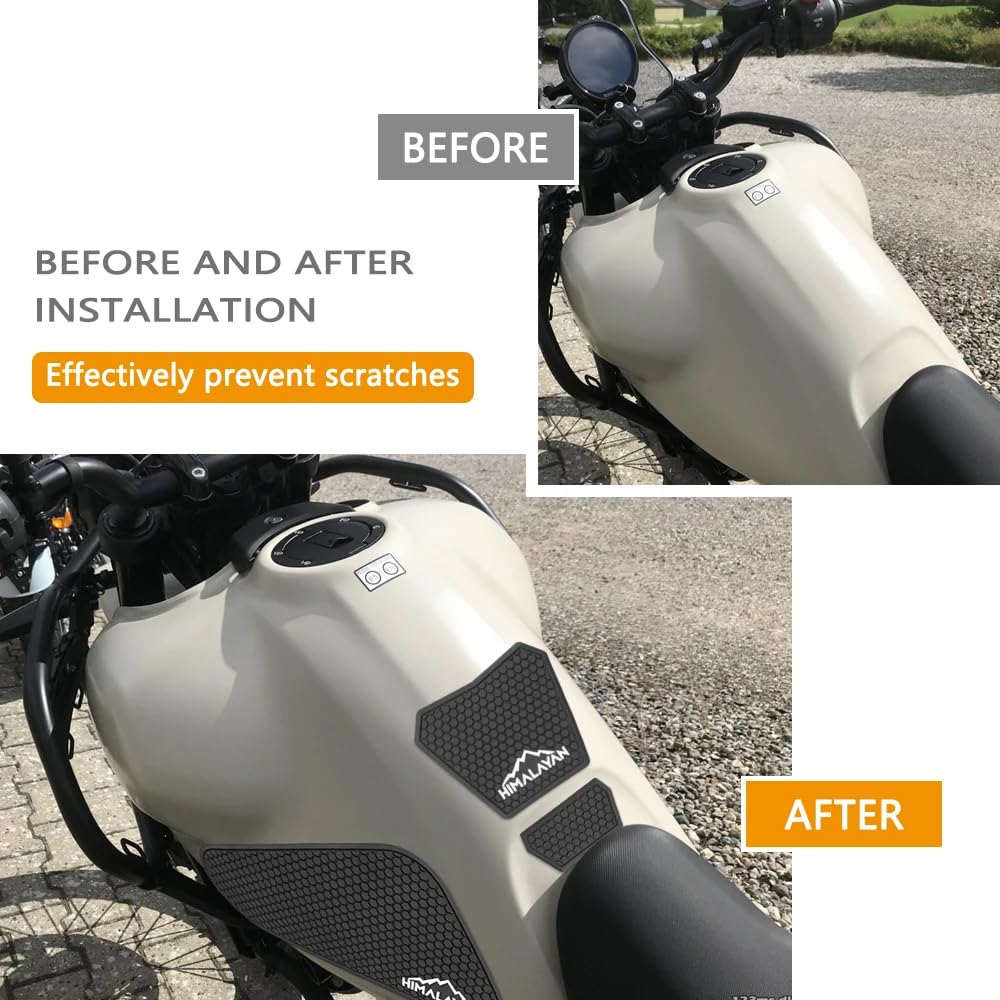 FOR Himalaya 450 HIMALAYAN450 2024 2025 accessoires autocollants réservoir carburant moto protection réservoir carburant décalcomanies genouillères réservoir carburant plaquettes de réservoir