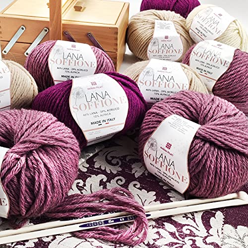 Gomitoli Lana Soffione ideale per lavori a maglia