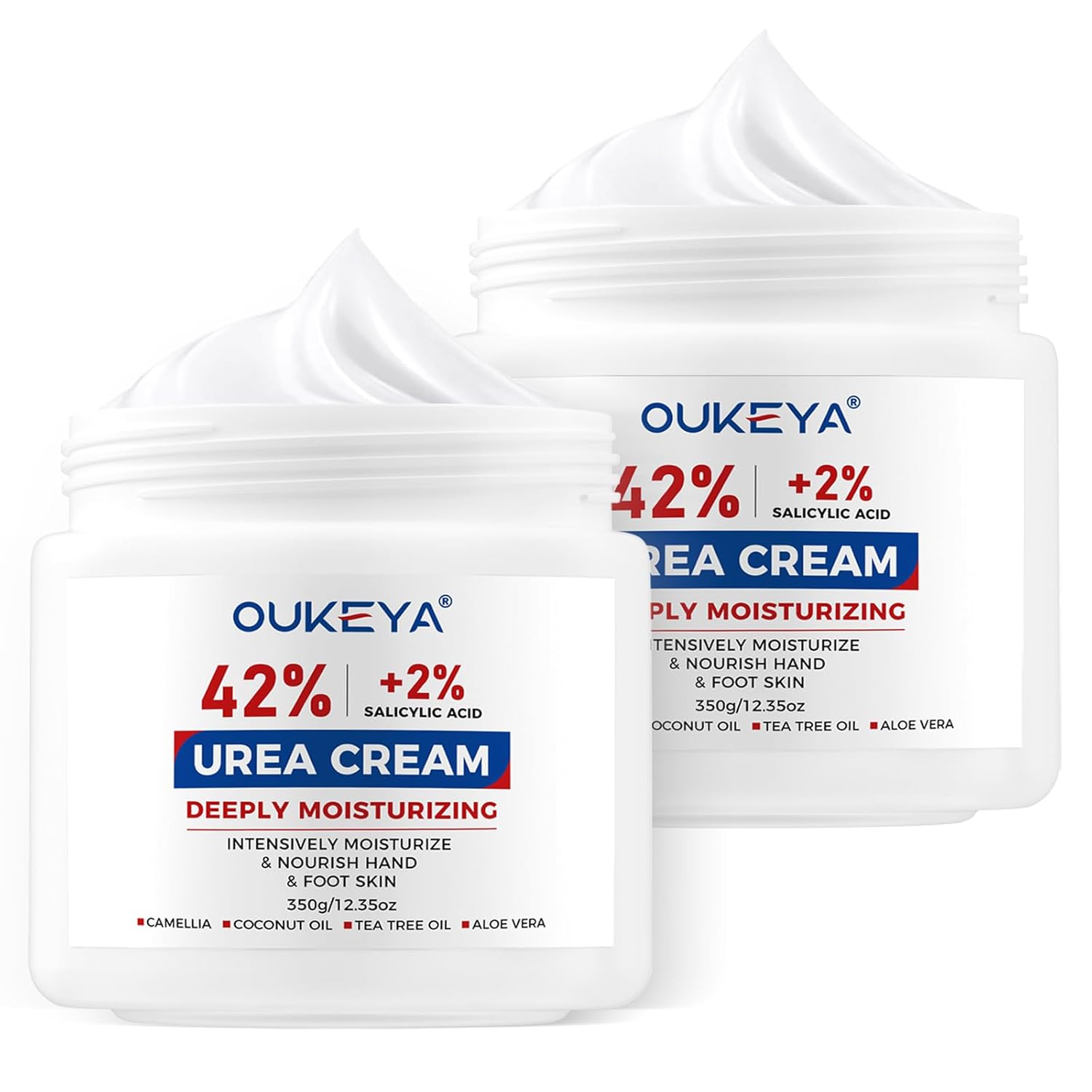 OUKEYA Urea Cream 42% + Salicylic Acid 2% Foot & Hand Cream 350g