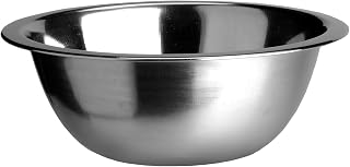 Galicja 2 x Stainless Steel Bowl [30cm Large and Stackable] Mixing Bowl Salad Bowl Baking Bowl Set Large Bowl