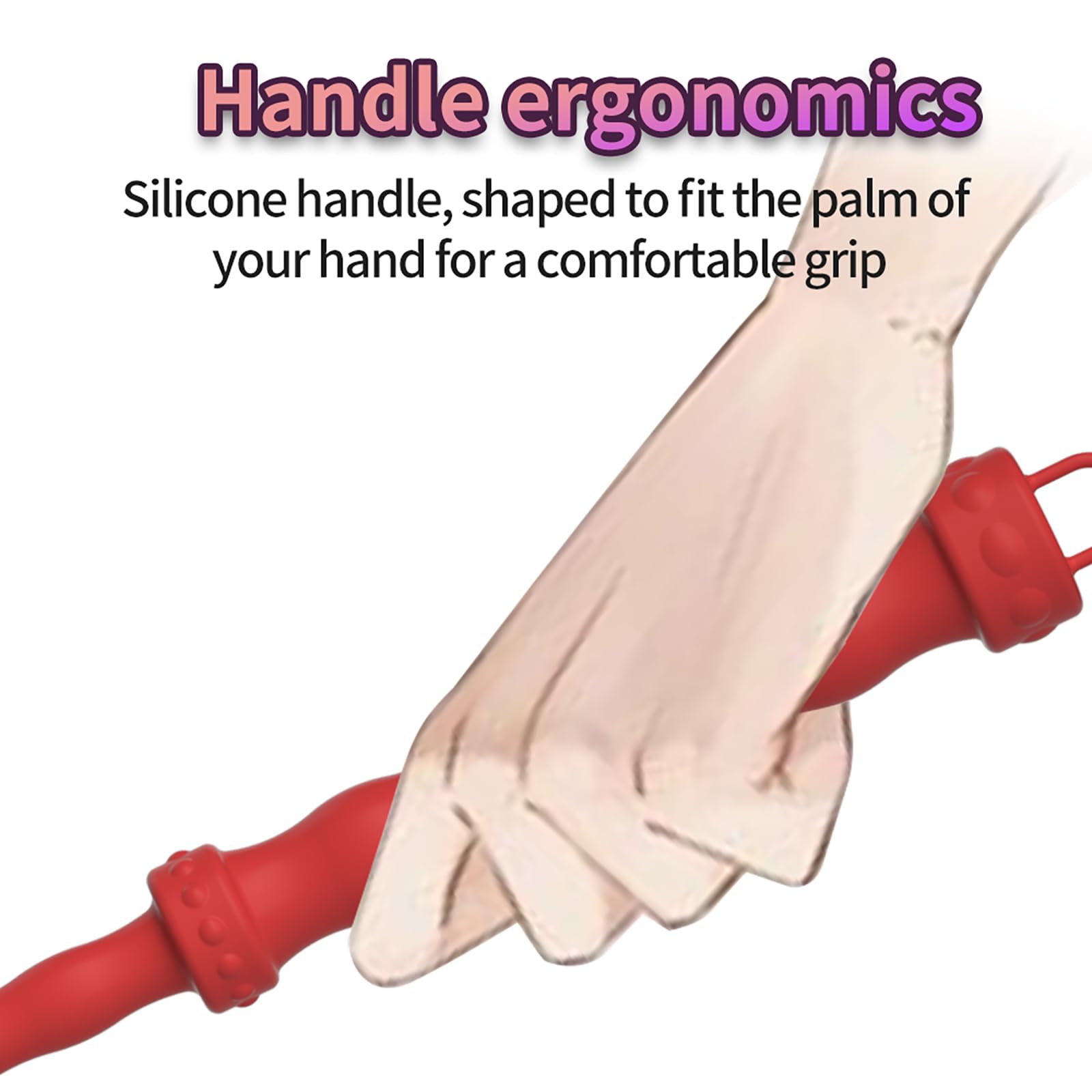 Bdsm Frusta Per Sculacciate SM Frusta E Frustini Silicone Bondage Pagaia Sessuale Cosplay Giocattoli Sessuali Per Coppie (Black)