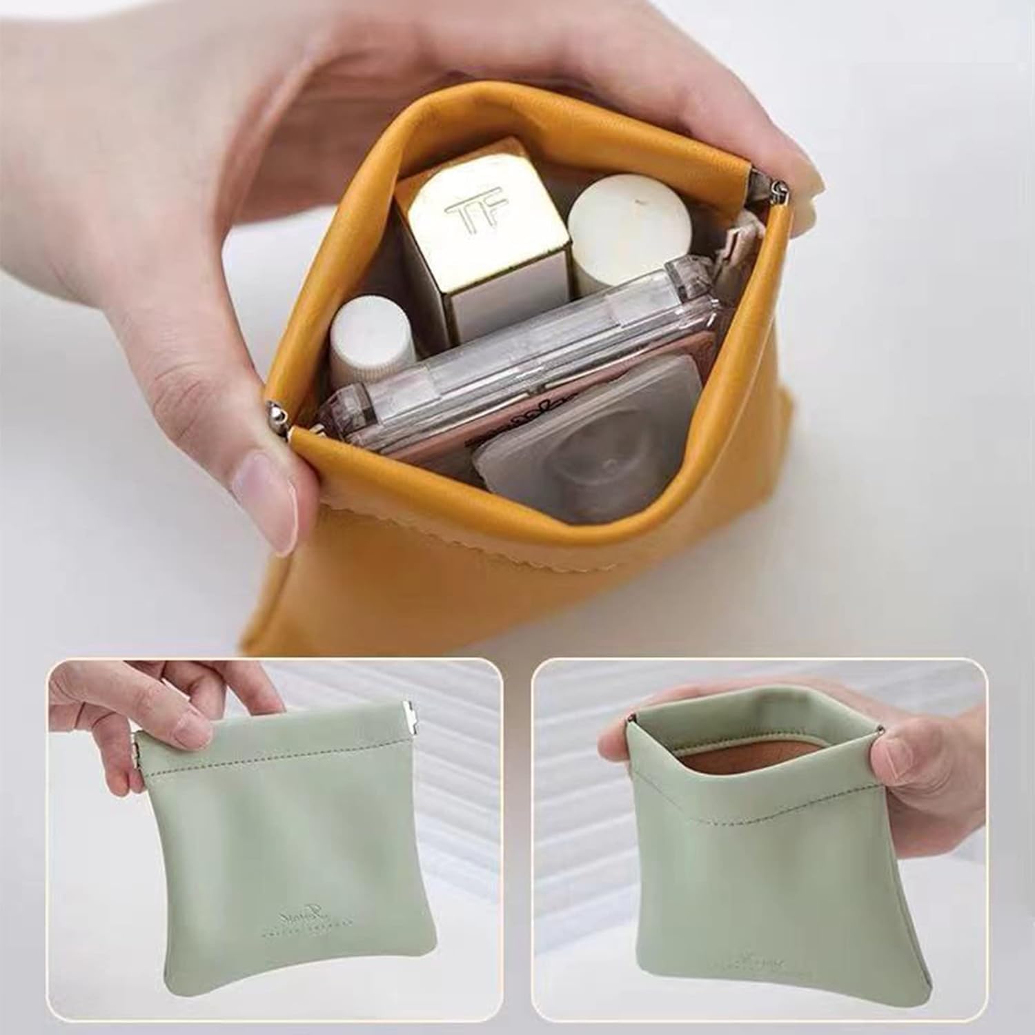 Sctmda Metall Interner Flex 20 Stücke Frame Kussverschluss Rahmen Kuss Schließe Schnappverschluss für Taschen Flexrahmen Kussverschluss Tasche Kuss Verschluss für DIY Craft Machen Geldbörse