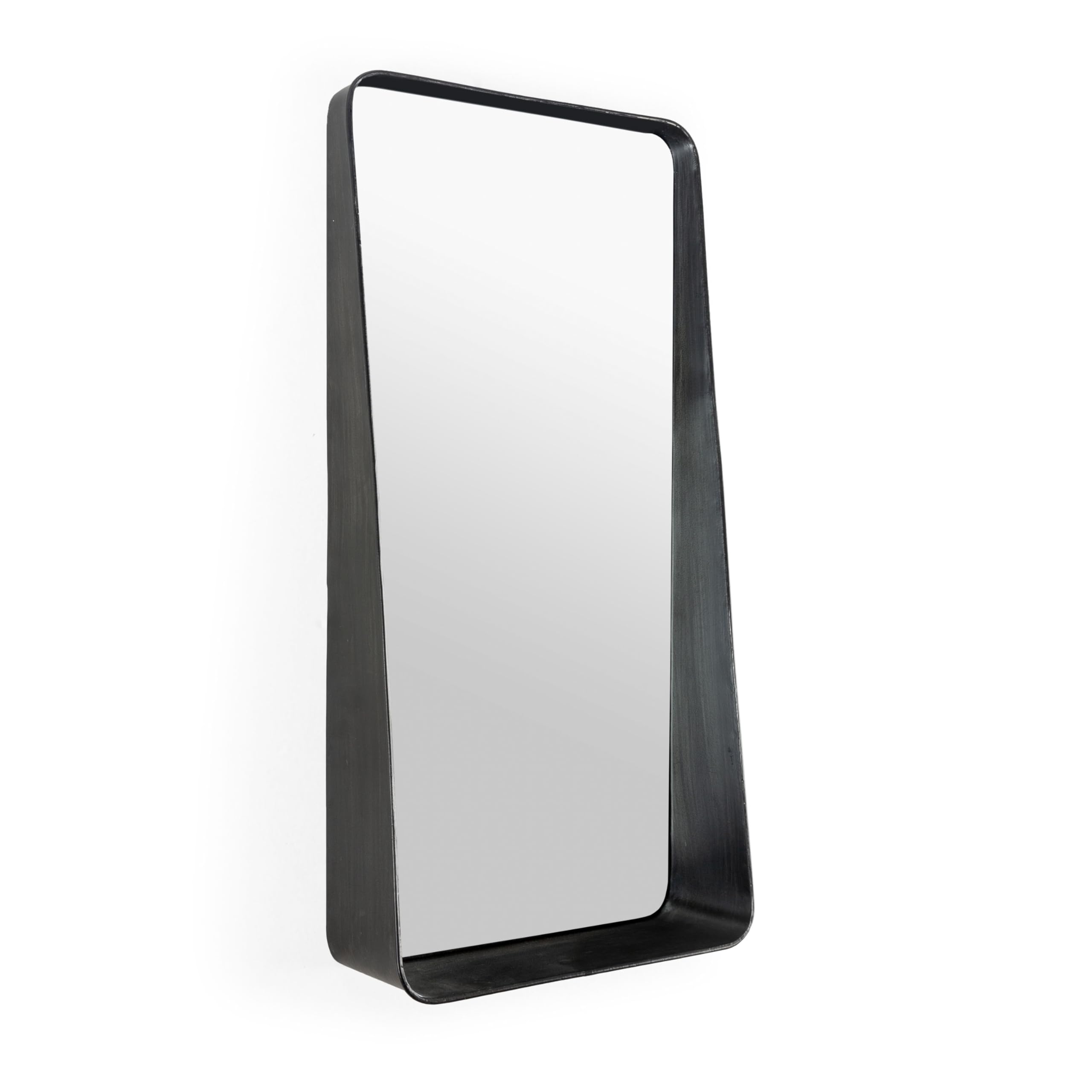 Miroir à poser métal noir 28x9x40 cm pour coiffeuse et chambre