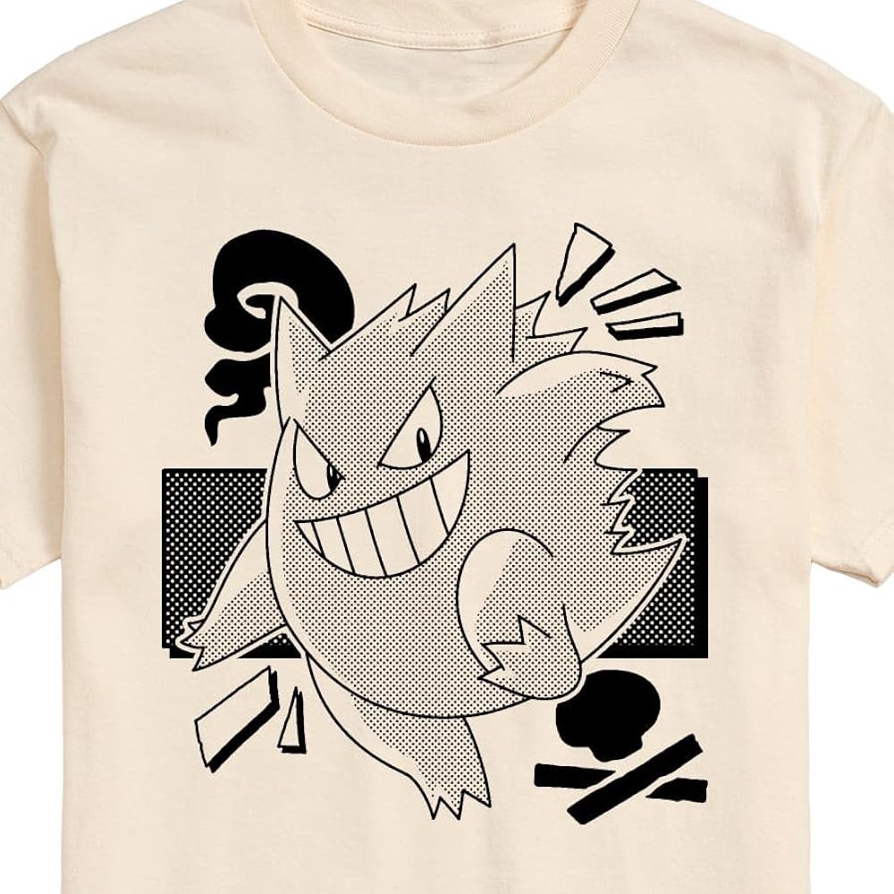 POKEMON MADE GRAPHIC T-SHIRT Lサイズ HYBRID APPAREL - Pokémon - Gengar Manga - Men's Short Sleeve