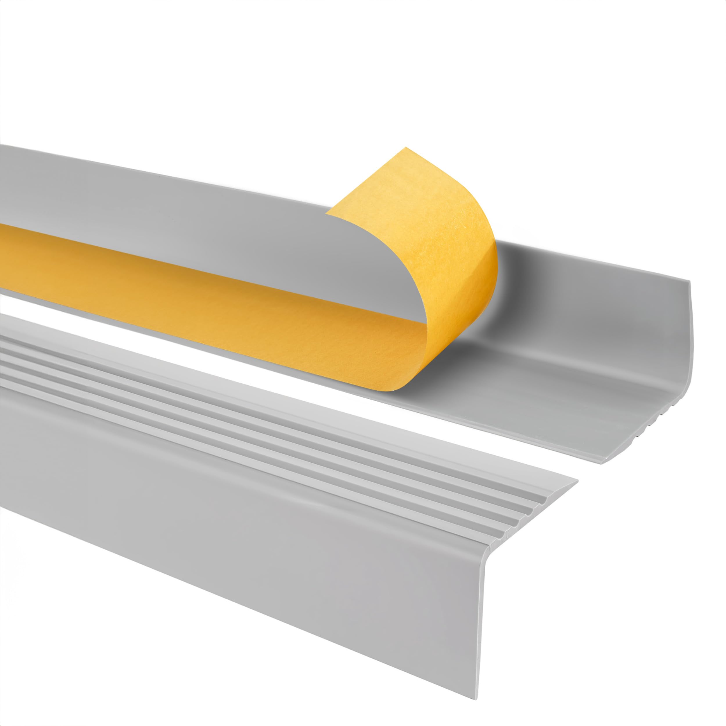 Quest Stair Nosing PVC 50 x 42 mm Anti-Slip - Light Grey, 80 cm — image 1