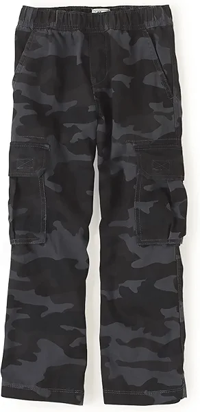 The Children's Place boys Pull On Cargo Pants, Night Camo, 7