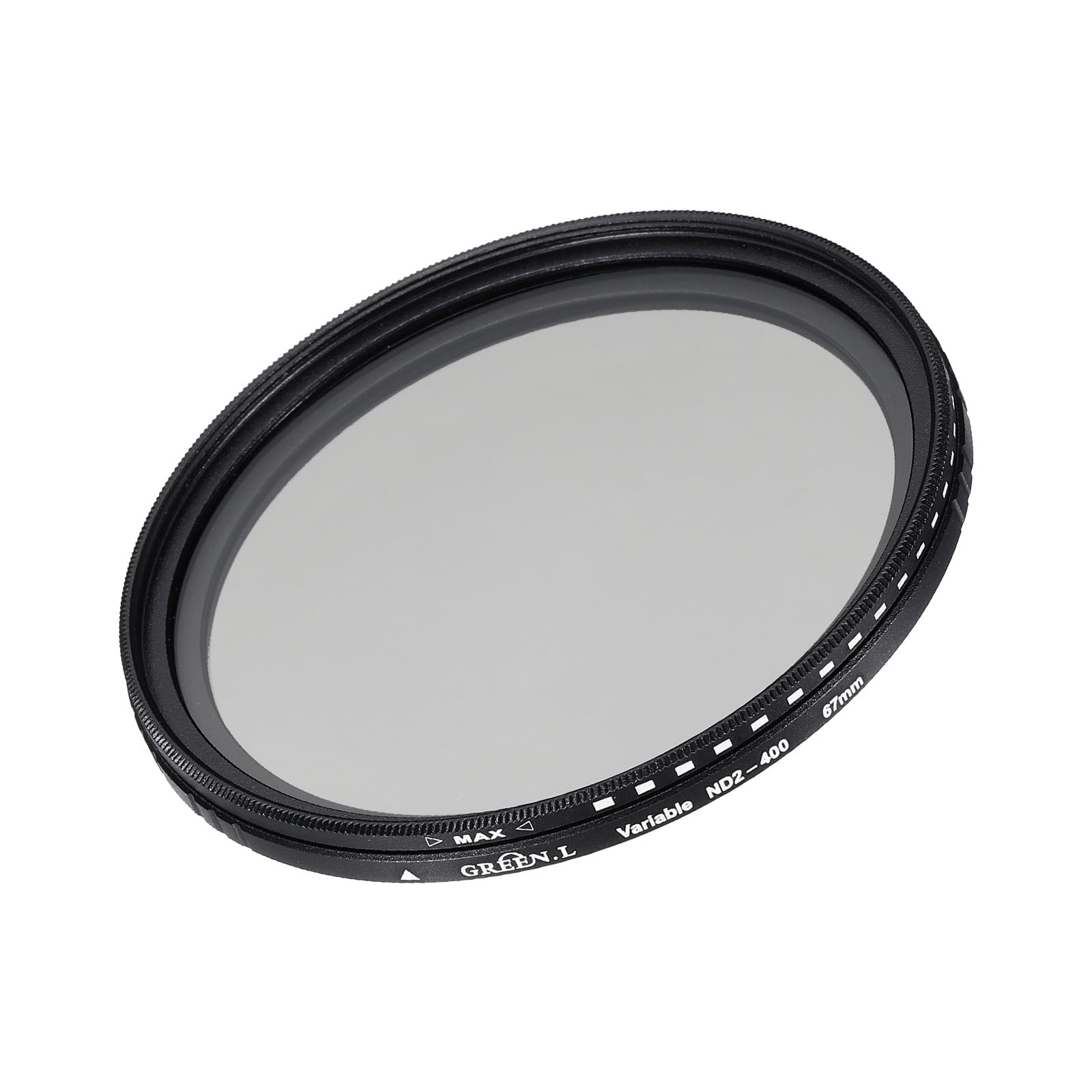MECCANIXITY ND2-400 Lens Filter Variable Neutral Density Lens Filter 67mm Circular ND Filter Grayscale Filter for Camera Photography Lens