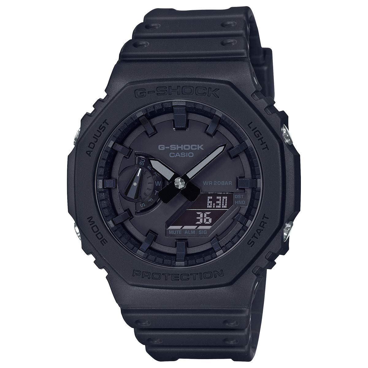 Casio GA-2100 Series Wristwatch Classic Colors Black