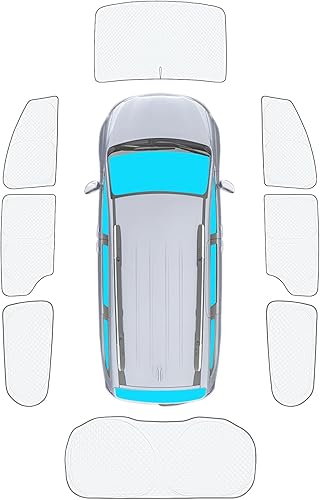 Miniatura 197 de KMF - Parasol de repuesto para parabrisas, cubierta para ventana lateral y trasera, cubierta protectora para visor, para campamento, bebé, bloqueo