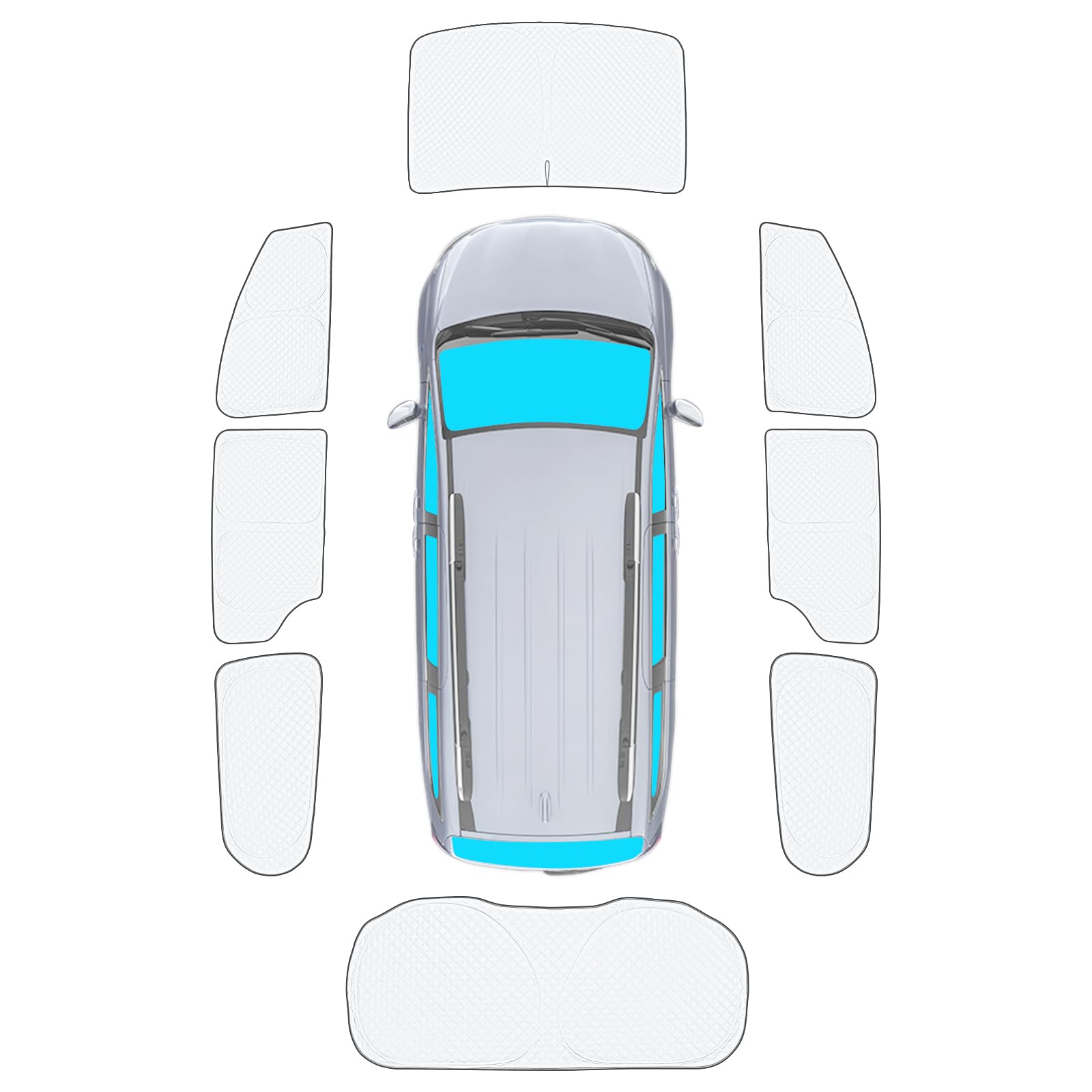 KMF Sun Shades for Chrysler Pacifica