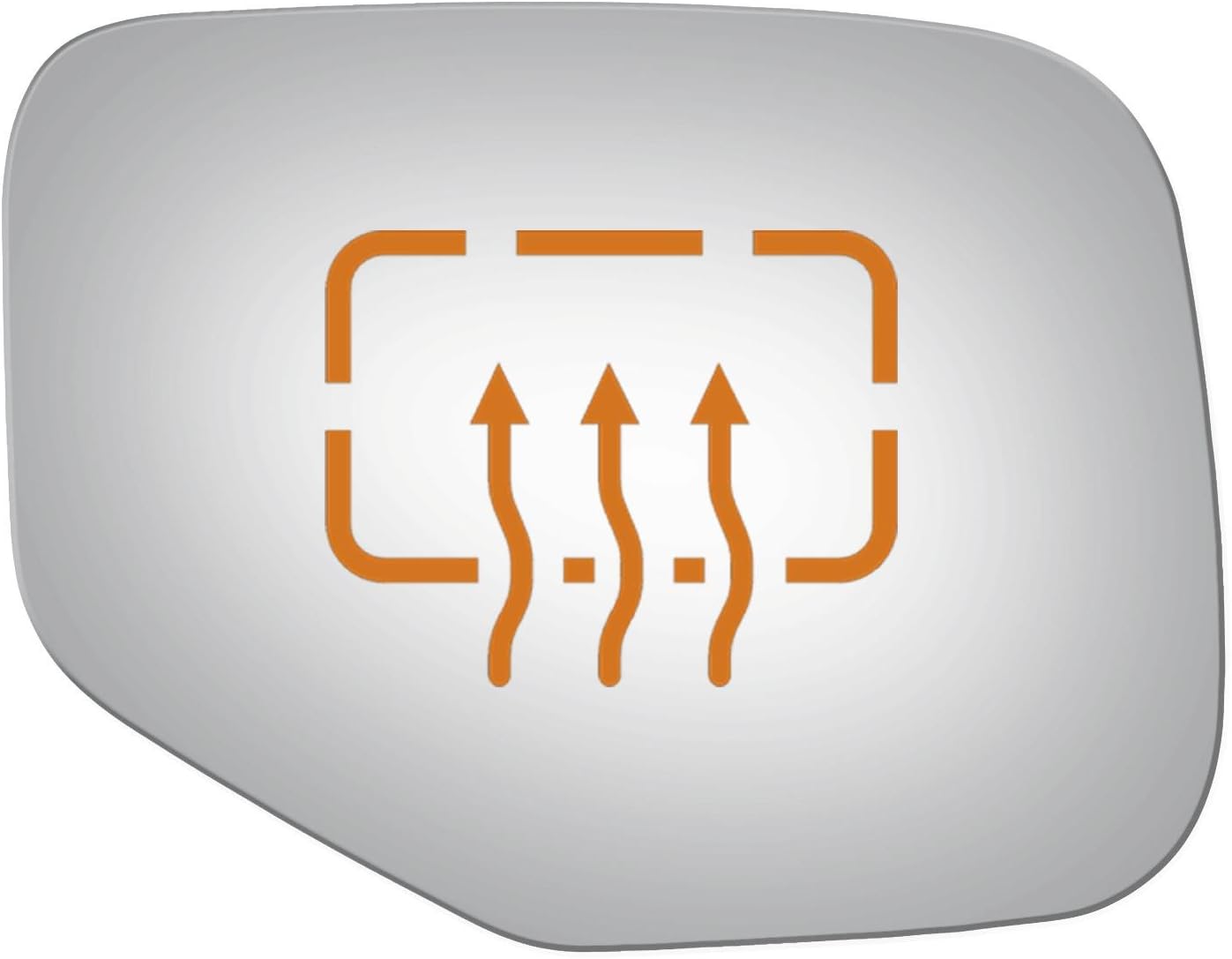 Burco 5172H Convex Passenger Side Power Replacement Mirror Glass Heated for 2006-2014 HONDA RIDGELINE