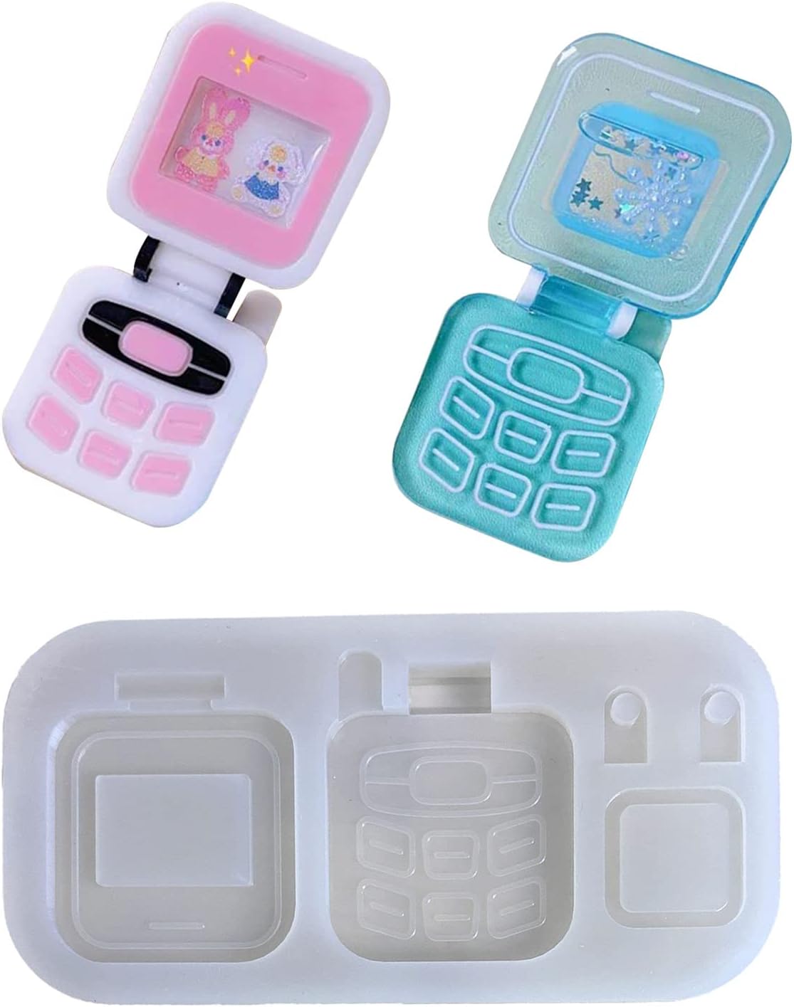 Resin Casting Shaker Mold,Epoxy Quicksand Silicone Molds,Resin Shaker Molds