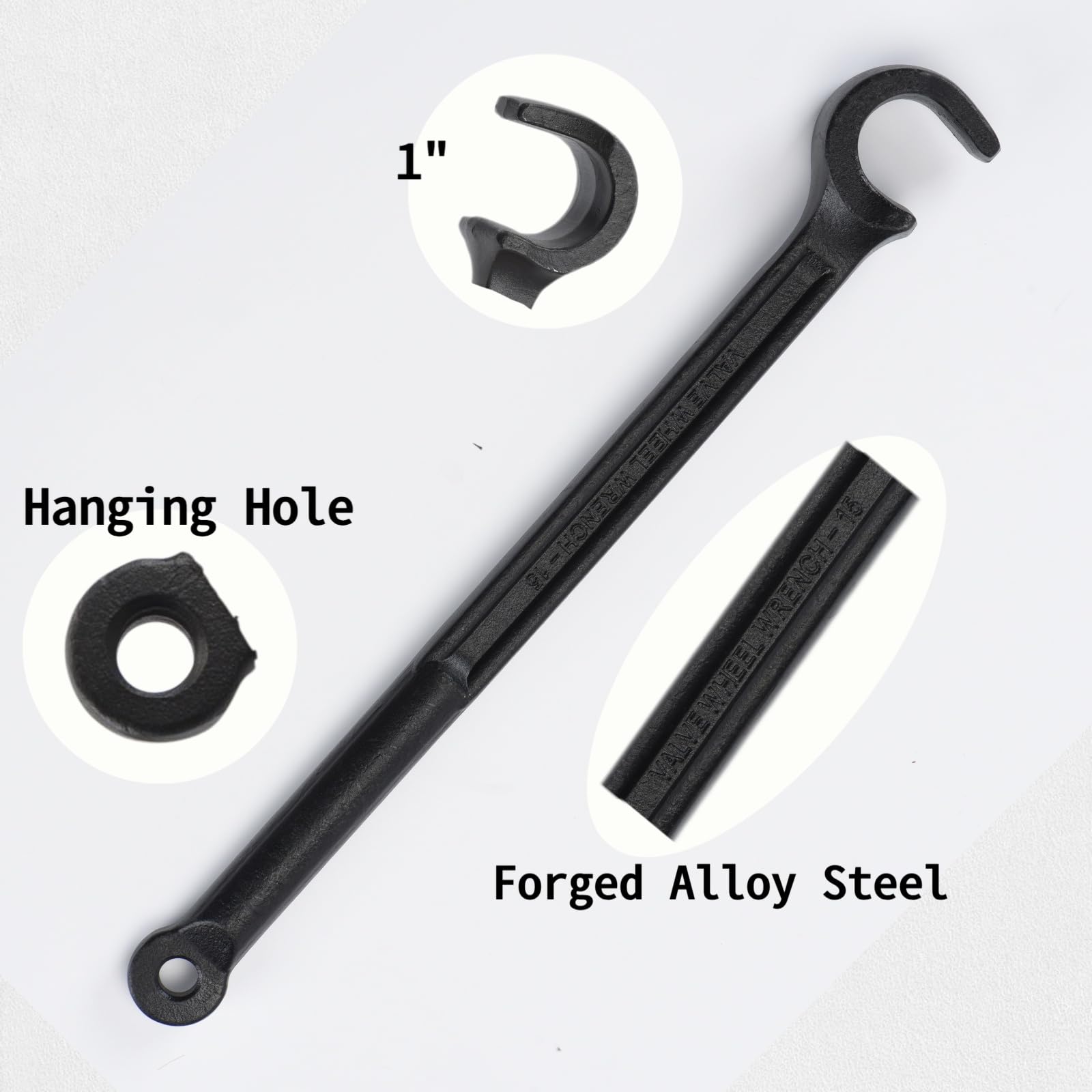Llave de rueda de válvula (15 pulgadas)