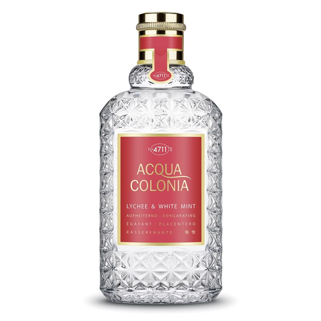 Muelhens 4711 Acqua Colonia Lychee and White Mint for Unisex - 3.4 oz EDC Spray