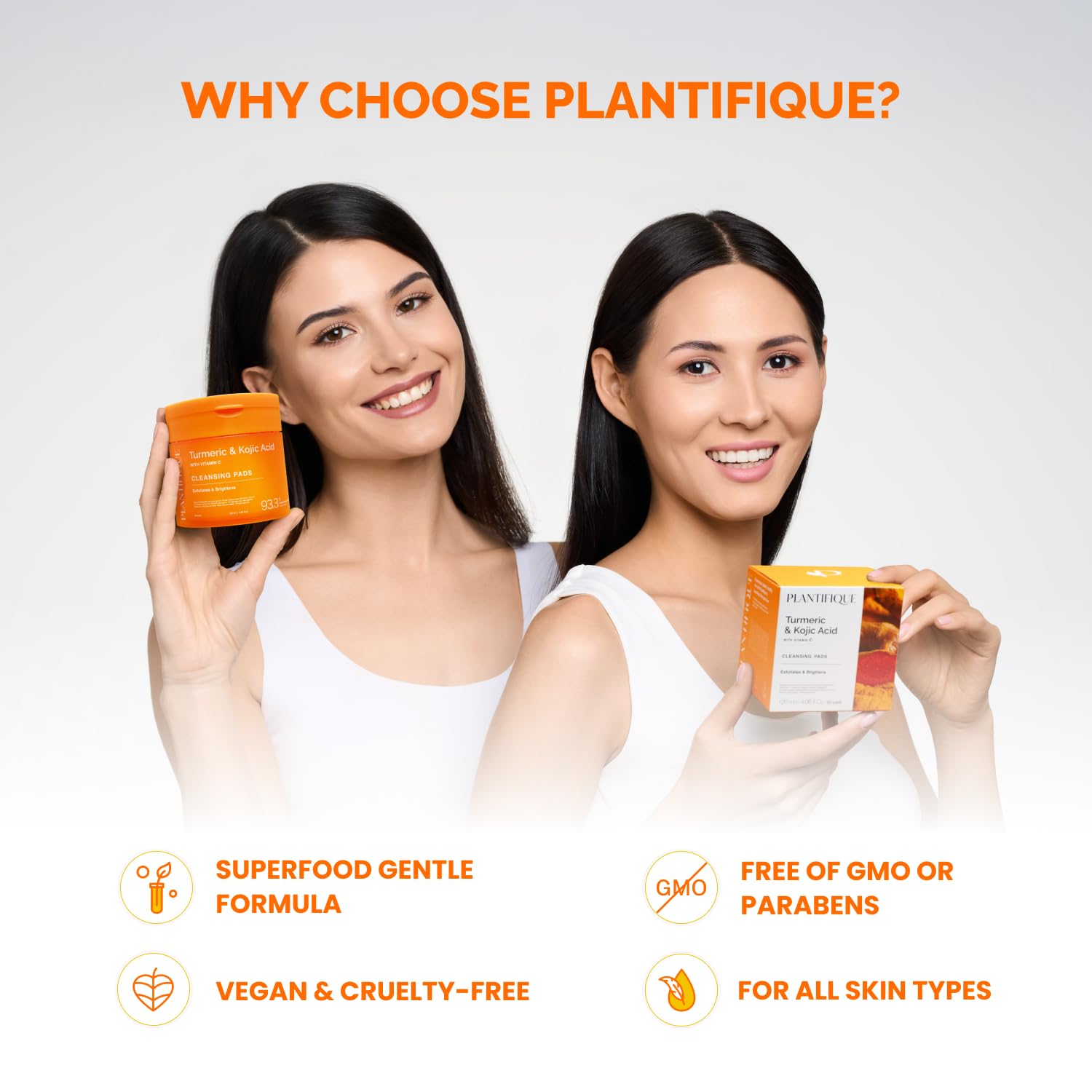 Amazon.com: PLANTIFIQUE Kojic Acid and Turmeric Pads for Dark