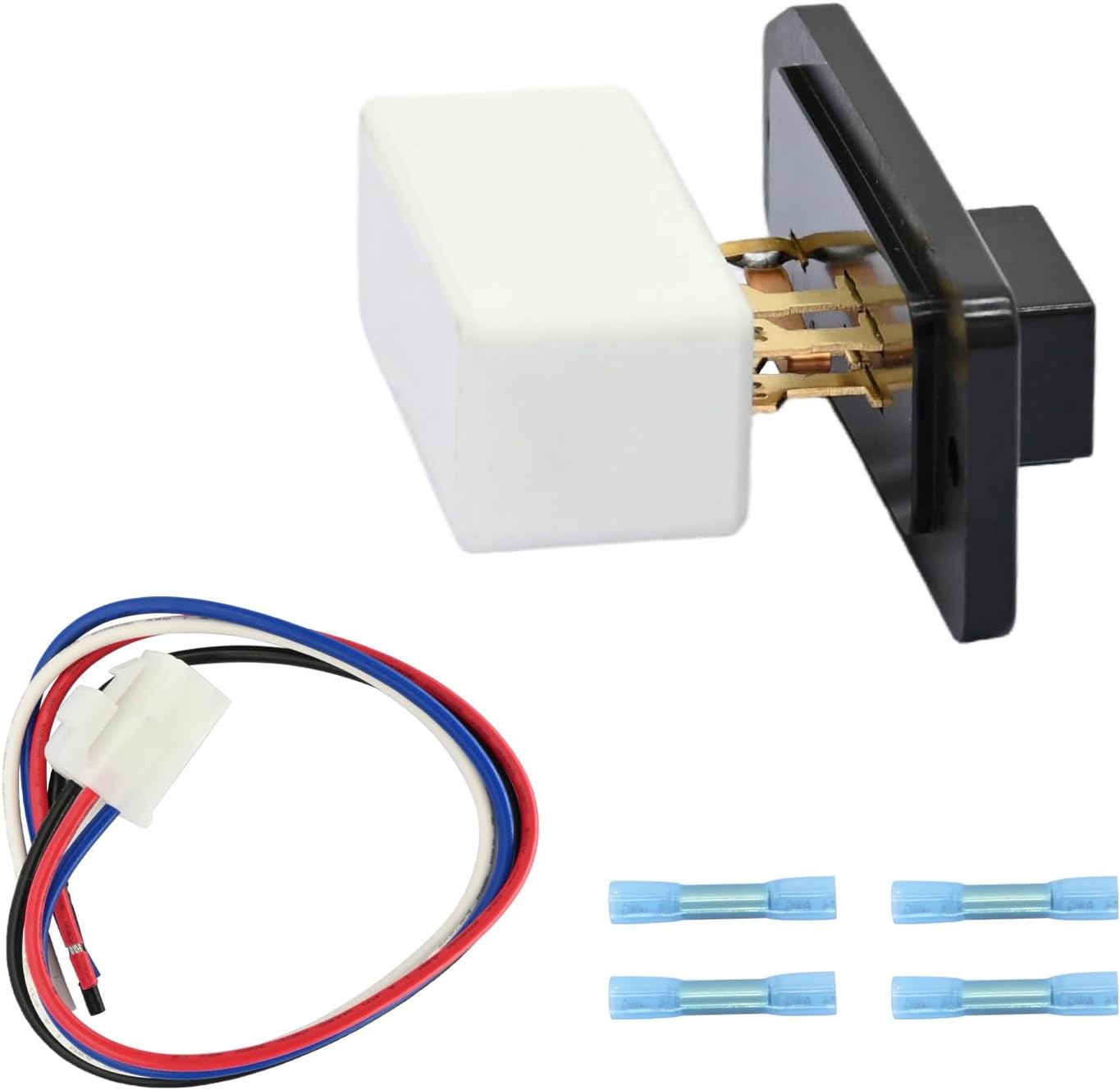 HVAC Blower Motor Resistor with Wire Harness Compatible with Toyota 4Runner 1996 1997 1998 1999 2000 2001 2002 Relpace 8713835050 2468100830 JA1338