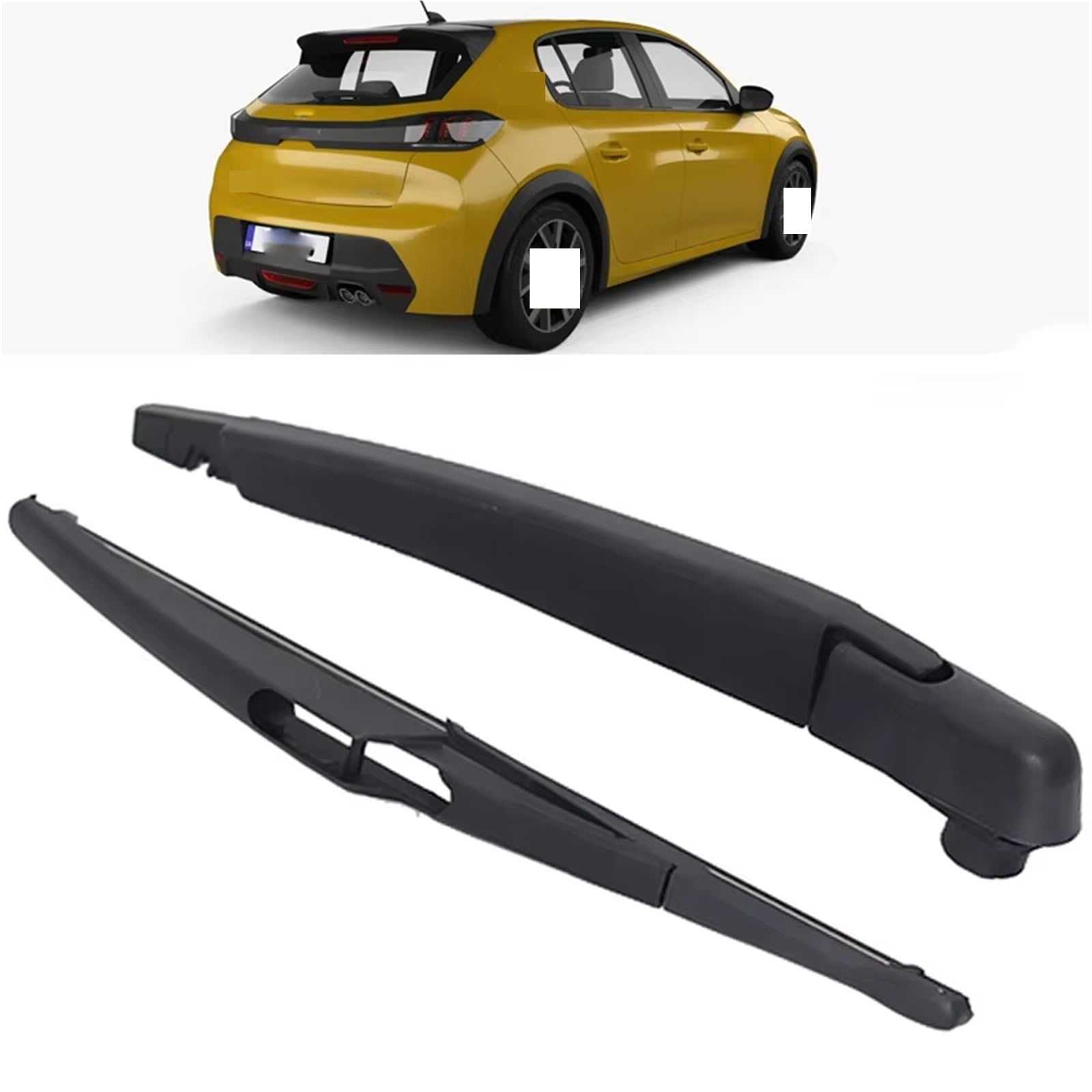 Escobilla Limpiaparabrisas Para Peugeot 208 Para P21 II Para MK2 2020-2023 Limpiaparabrisas Accesorios De Coche 12 "limpiaparabrisas Trasero Para Brazo Y Hoja Limpiaparabrisas Trasero