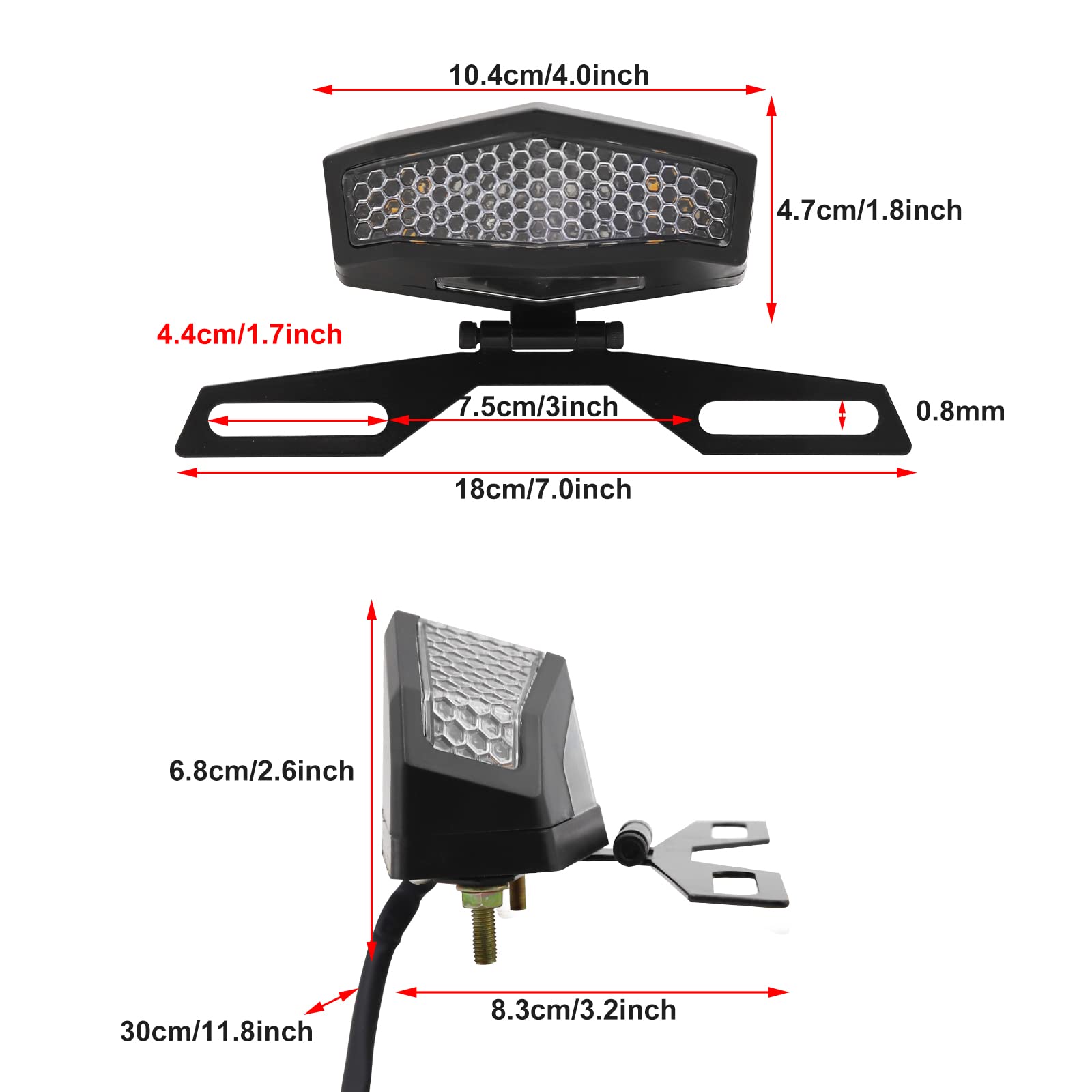 SEACHOICE Trailer Light Right with EXT Cap