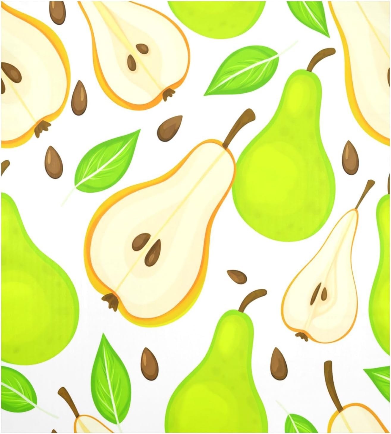 Pear Dishwasher Magnet Cover for Washers Fridge Panel Decal Cover Washing Machine Cabinet Reusable Dishwasher Door Covers Decorative-23"W x 26" H Inch
