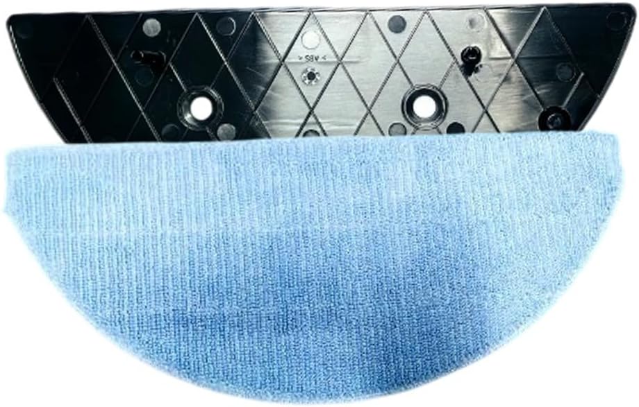 Mop Cloth Frame Board Replacement Kit for ILIFE A12 Pro Robot Vacuum and Mop, parts & accessories Includes Durable-Plastic Mop Bracket and Microfiber Mop Pad for Effective Floor Cleaning