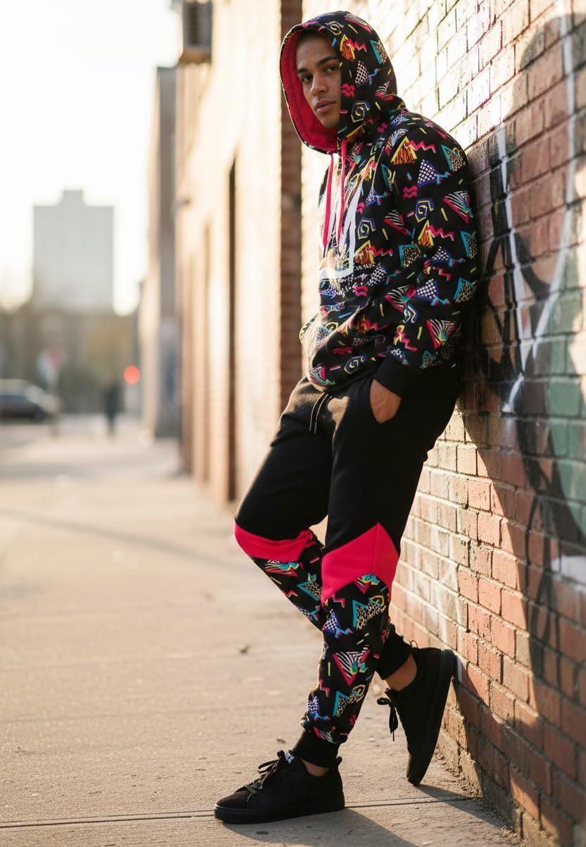 SCREENSHOT Mens Premium Hip Hop Fashion Pockets Fleece Pants - Image 5