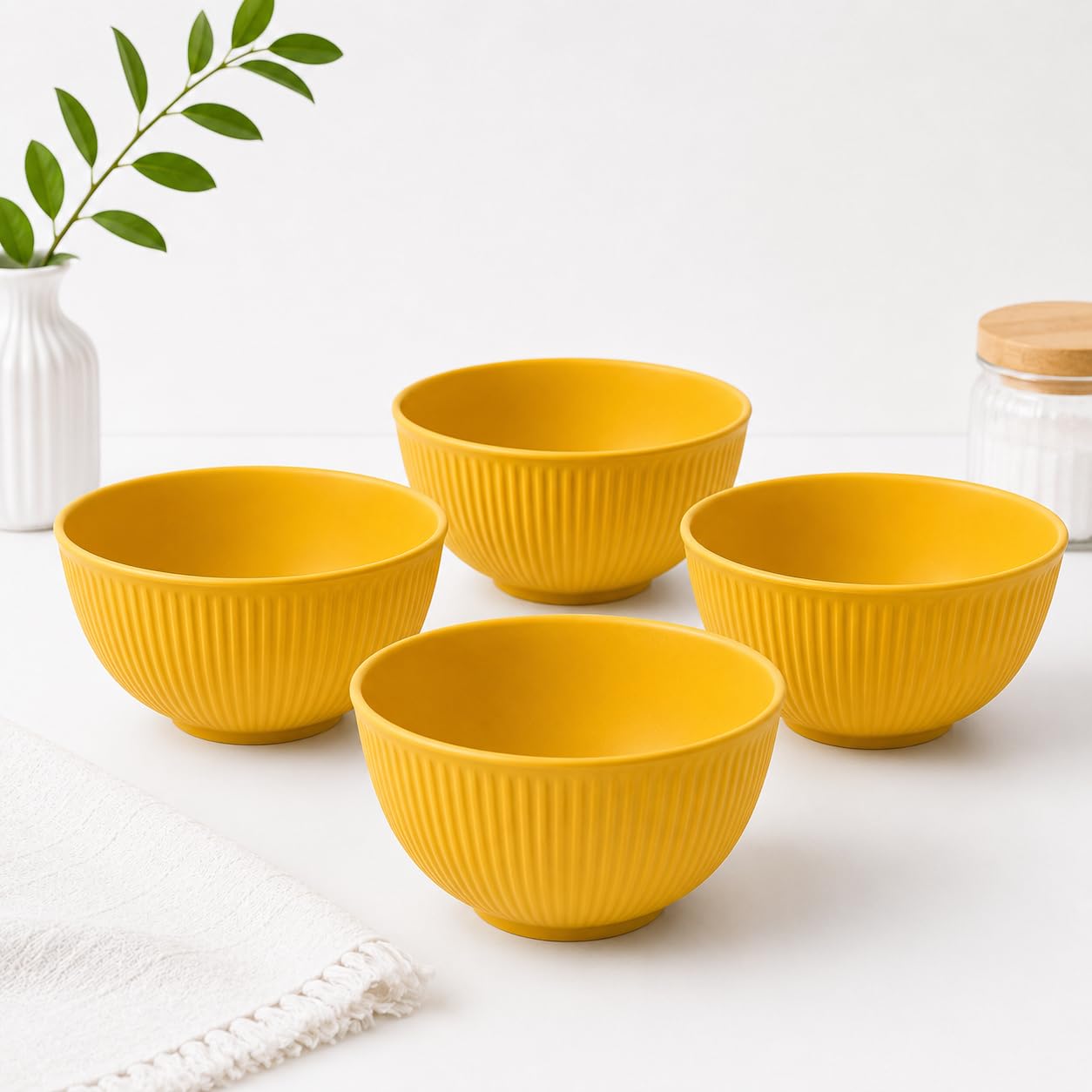 Wheat Straw Dinnerware Set - 4 Piece Multicolor -15 Wheat Straw Dinnerware Set - 4 Piece Multicolor -15