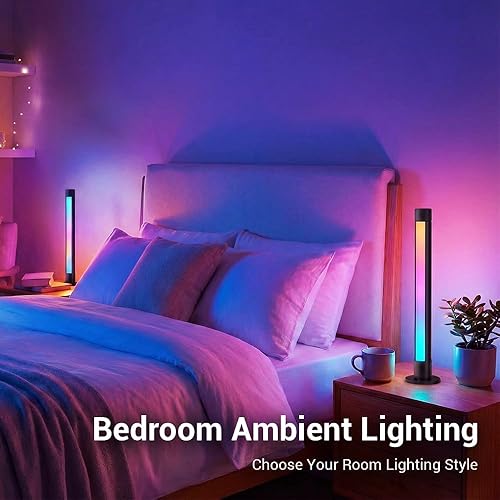 Miniatura 6 de Barra de luz inteligente para juegos, iluminación ambiental, retroiluminación LED con sincronización de escena y música para monitor de juegos, PC,