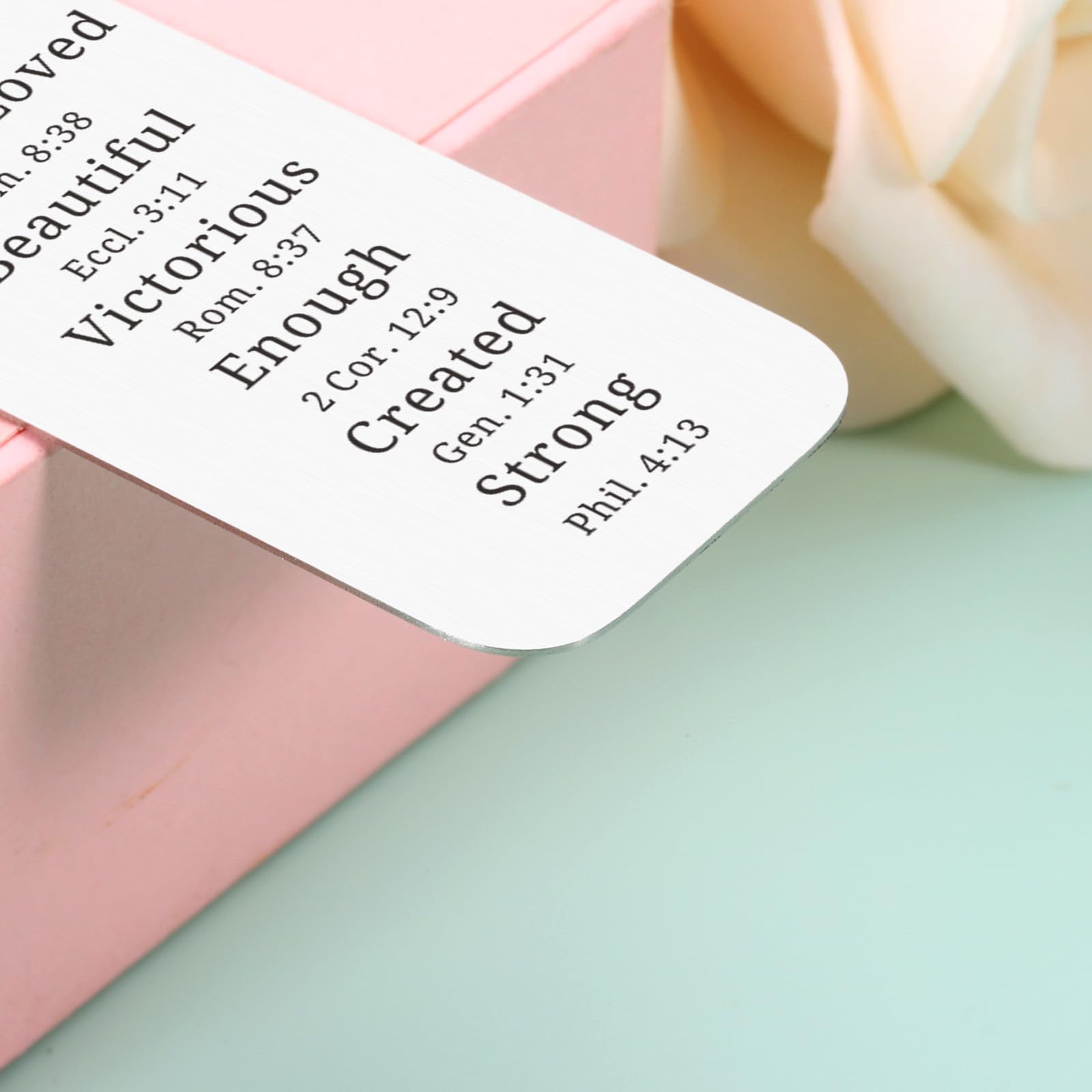 Regali cristiani per donne e amiche, regalo di amicizia per donne, calza per ragazze, segnalibri cristiani per i suoi migliori amici Segnalibro con versi biblici regalo di San Valentino per la