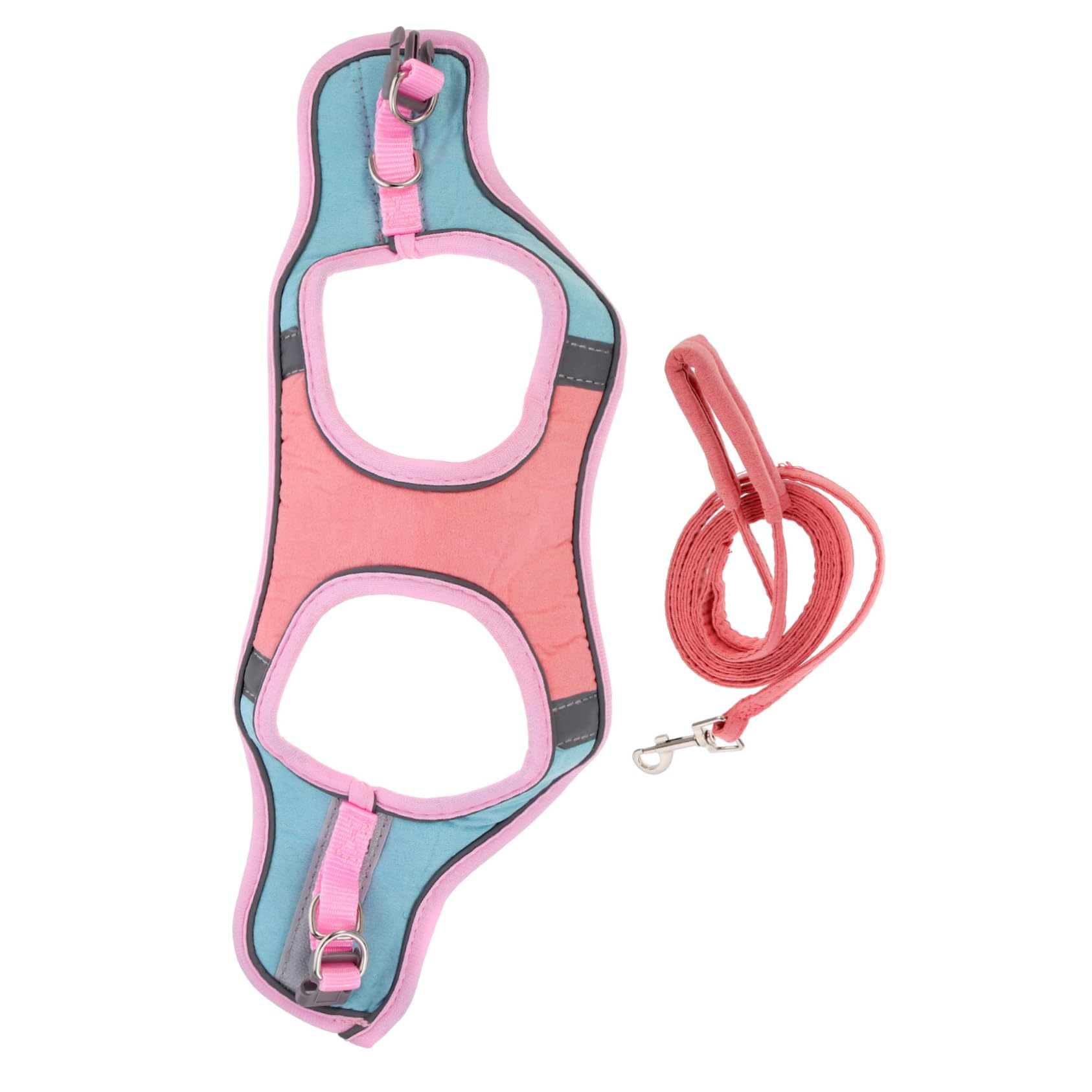 ibasenice 1 Set Pet Walking Rope Cats Leashes Kitten Lead Cat Leash Soft Small Cat Outdoor Puppy Kitten Harness Leash Suit for Pets Harnesses Vest Accessories Pet Controlling Rope Suede